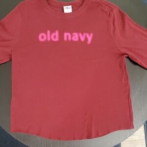 🥨5 For$20 Old Navy Maroon Long Sleeve